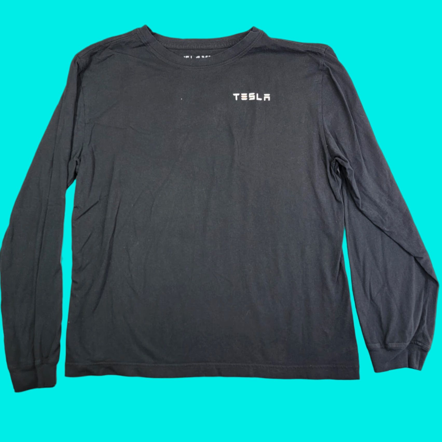 Vintage TESLA T Shirt Mens XL Black Long Sleeve workwear uniform Shirt Mens XL Black Long Sleeve Tesla T Shirt Size US XL / EU 56 / 4 - 1 Thumbnail
