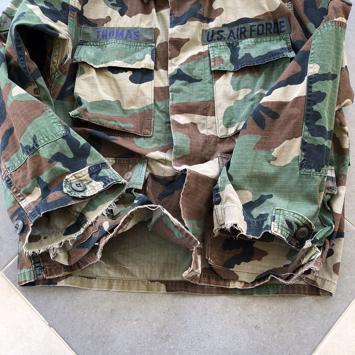 Vintage Vintage Army Combat Camouflage Jacket Size US S / EU 44-46 / 1 - 9 Thumbnail