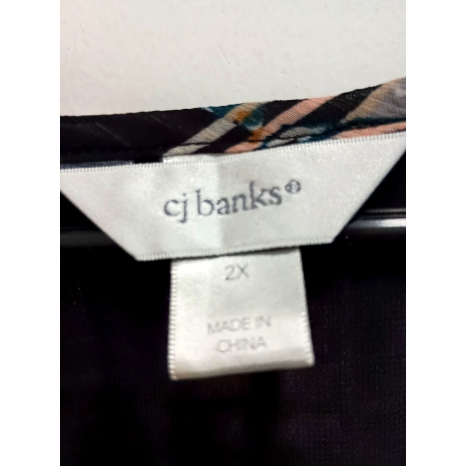 Vintage CJ Banks Top Womens Size 2X Y2K Abstract BOHO Whimsygoth Wearable Art 3/4 Sleeve Size XXL / US 16-18 / IT 52-54 - 7 Thumbnail