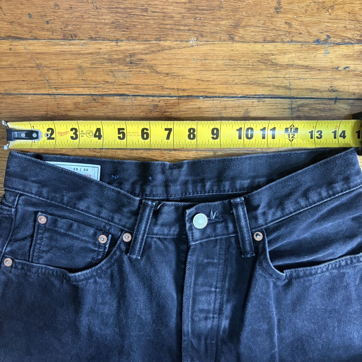 Gap GAP Loose Men's 29x30 Regular Black Denim Straight Jeans Size US 29 - 5 Thumbnail