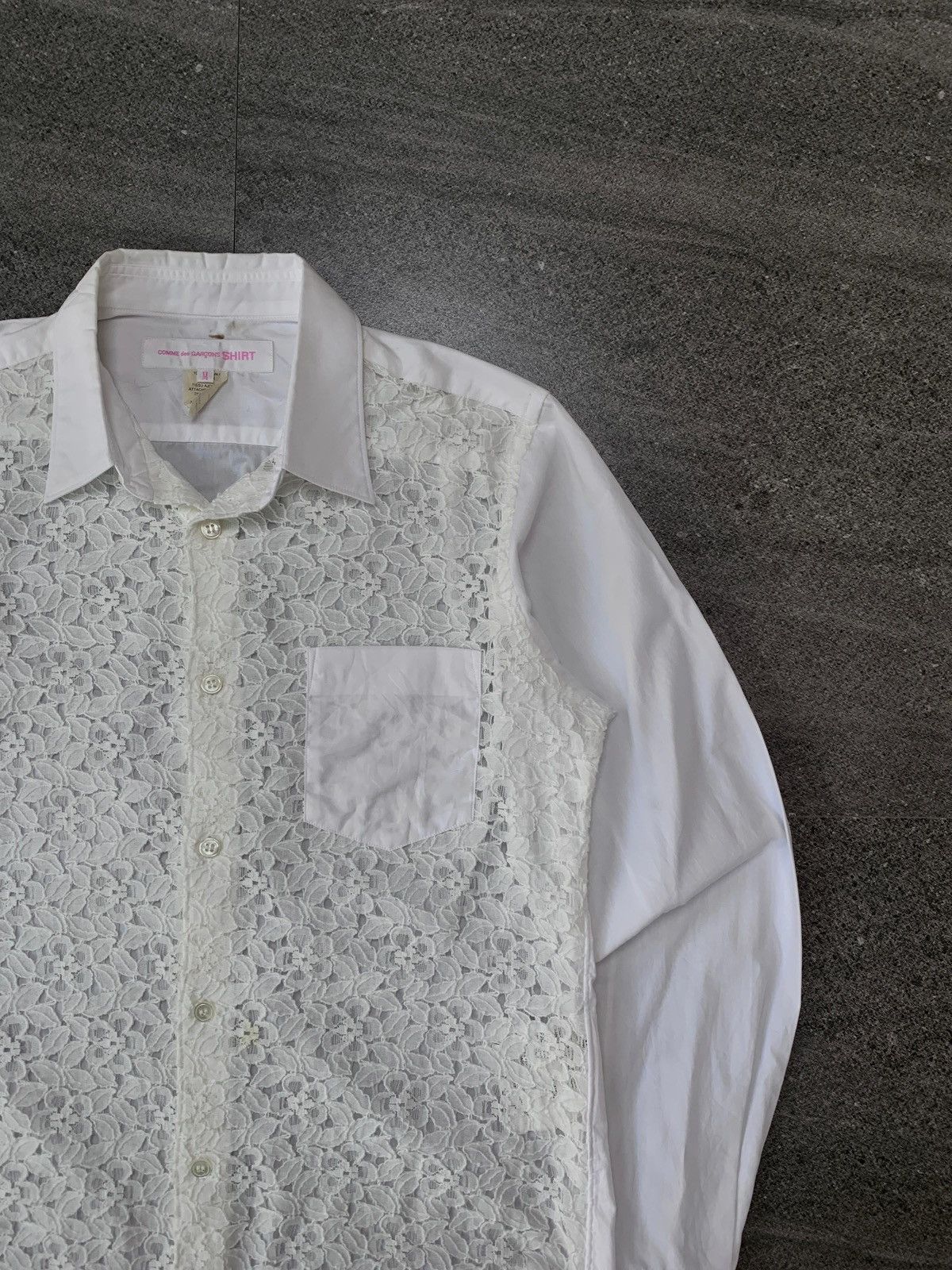 Comme des Garcons SHIRT Flowery Brocade Patchwork Shirt Size US S / EU 44-46 / 1 - 3 Thumbnail