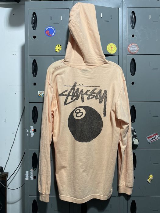 Stussy peach hot sale hoodie