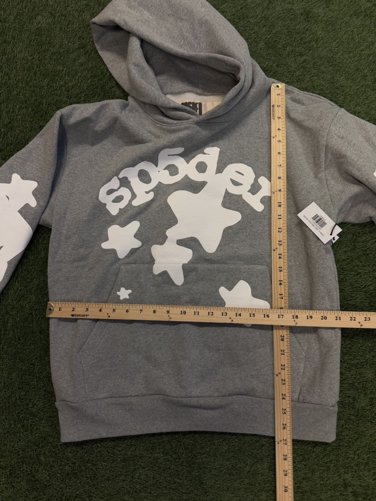 Sp5der Sp5der Worldwide Grey Beluga Hoodie Size L (NEW) Size US L / EU 52-54 / 3 - 9 Thumbnail