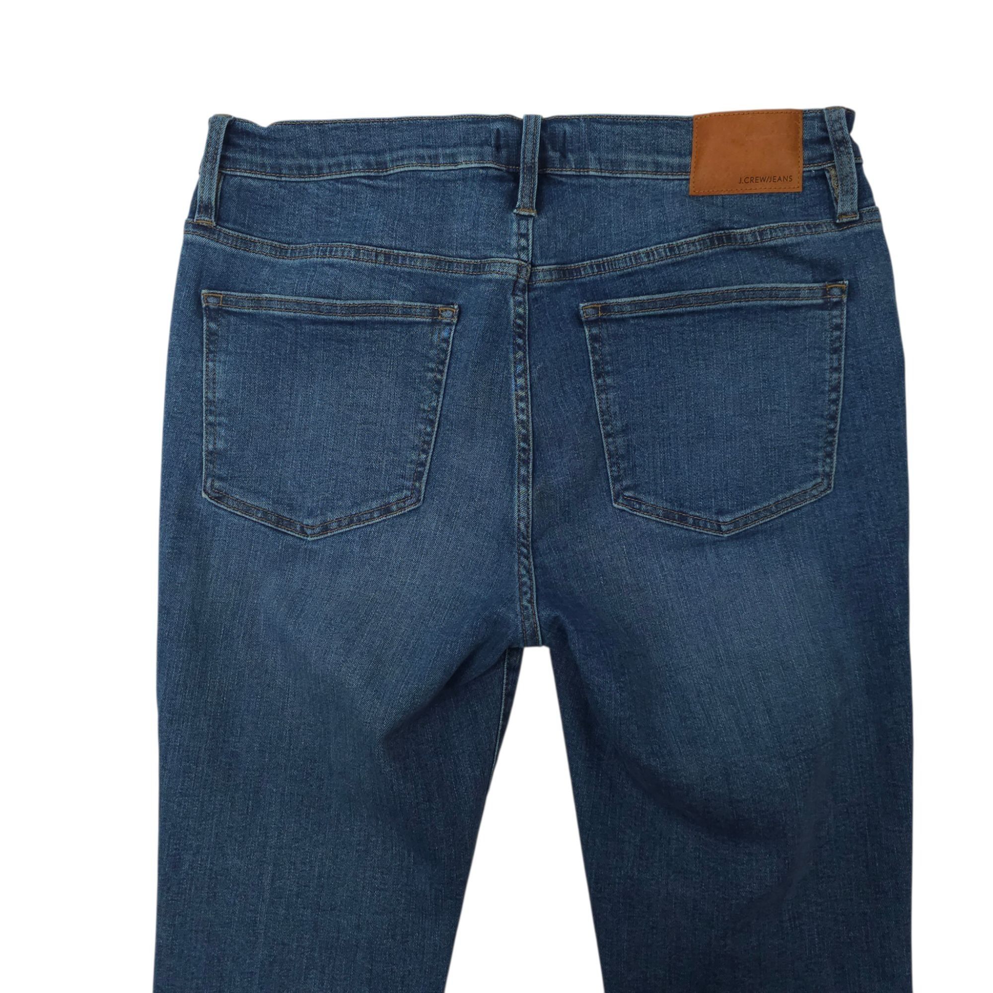 J.Crew J.Crew 9" High Rise Toothpick Jeans Womens 31 Medium Wash Ra Size 33" - 12 Thumbnail