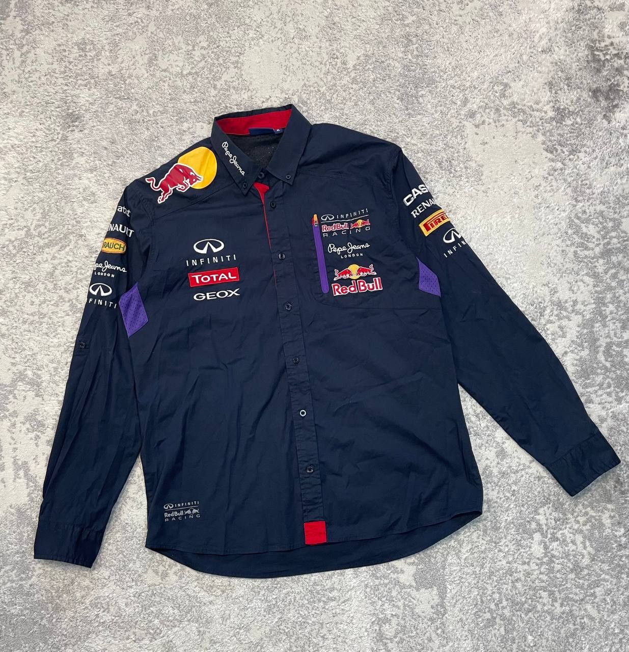 Red Bull Red Bull Racing F1 Team Shirt Infiniti Pepe Jeans Formula 1 Size US XL / EU 56 / 4 - 2 Thumbnail