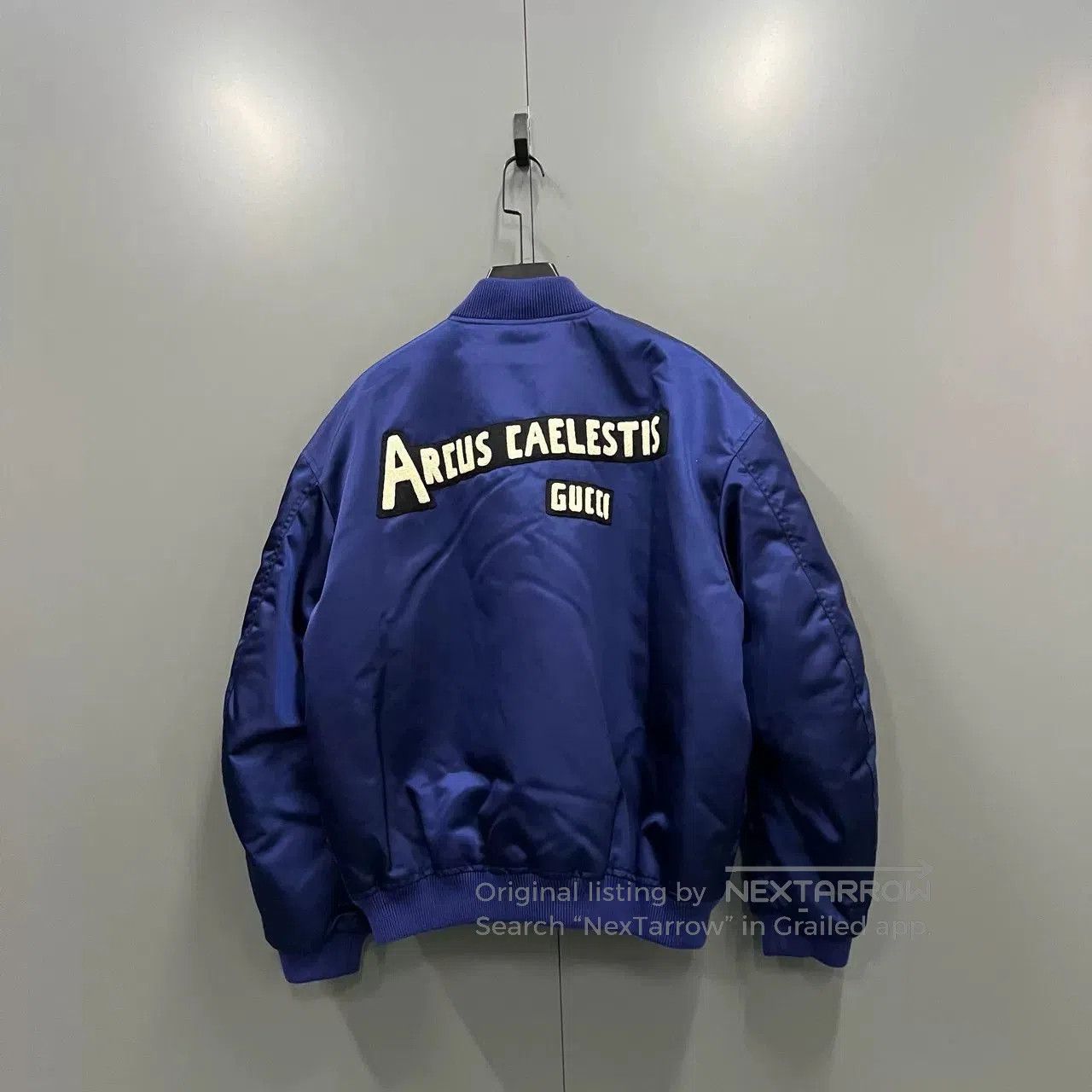 Gucci Gucci Blue Back Letter Embroidery Baseball Jacket. Size US L / EU 52-54 / 3 - 2 Thumbnail