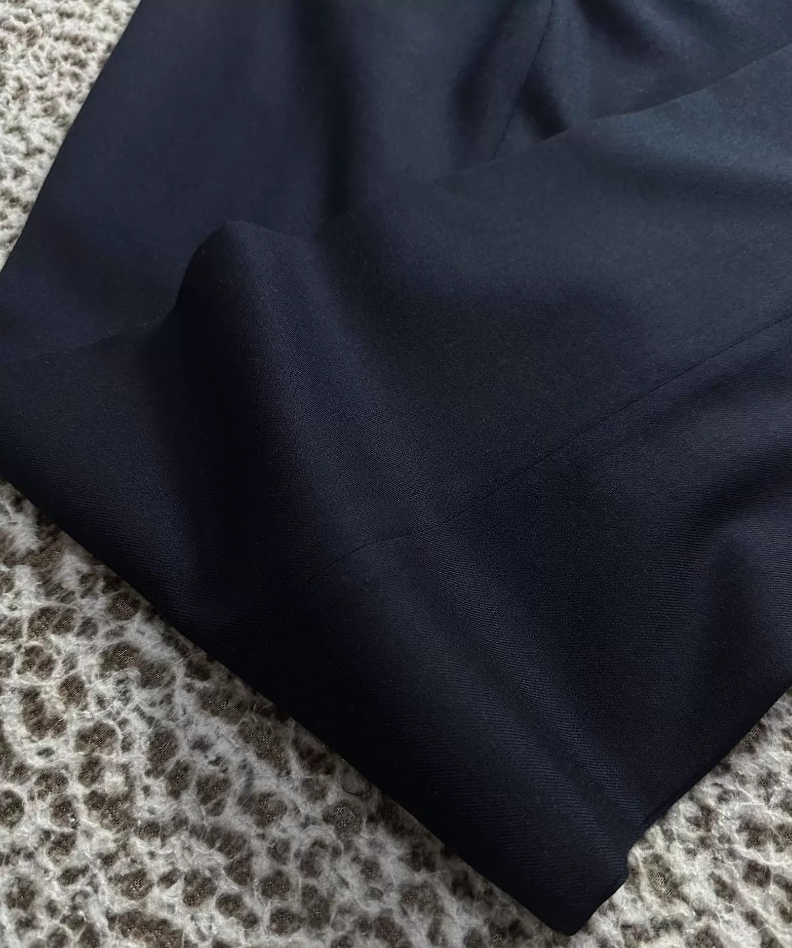 Ermenegildo Zegna Ermenegildo Zegna Su Misura Cashmere Flannel Suit Navy Size 54R - 7 Thumbnail