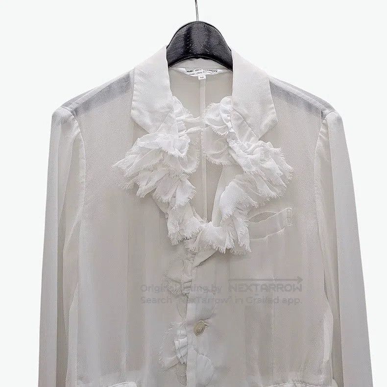 Comme des Garcons Comme Des Garcons Lace trim coat Size M / US 6-8 / IT 42-44 - 2 Thumbnail