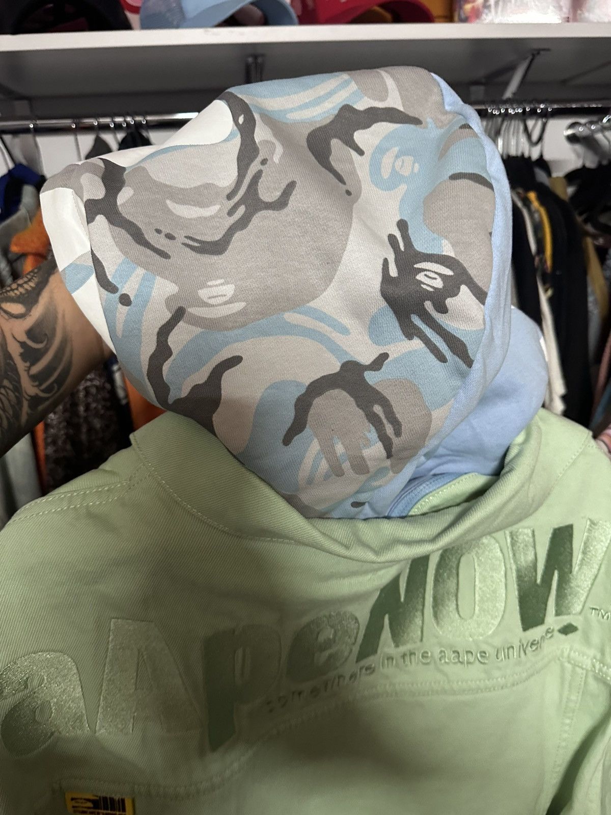 Aape Jacket with built-in sweater hoodie Size US L / EU 52-54 / 3 - 4 Thumbnail