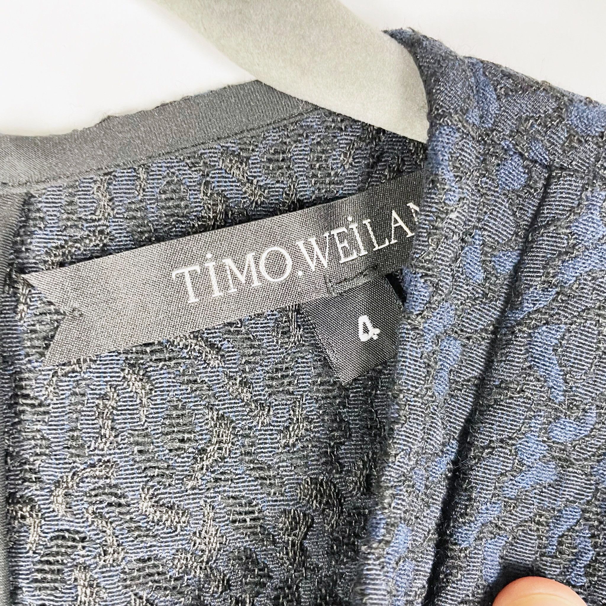 Timo Weiland Timo Weiland Cotton Blend Silk Lined Textured Size S / US 4 / IT 40 - 3 Thumbnail