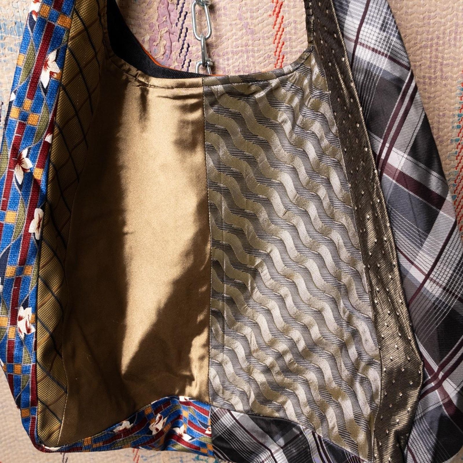 Other Custom upcycled hobo bag Size ONE SIZE - 4 Thumbnail