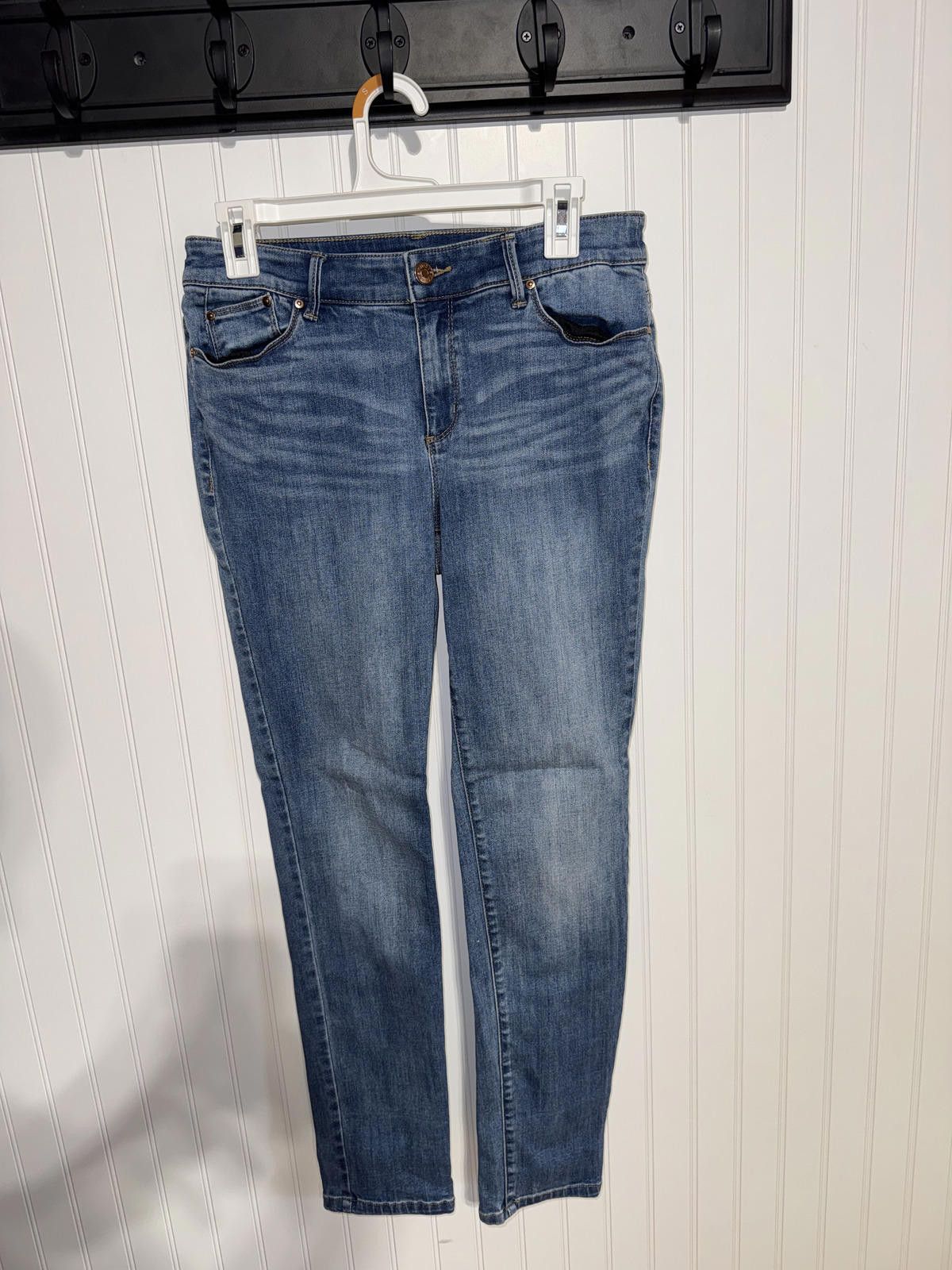 Chicos Chico's Platinum Jegging Women's Size 0 Blue Stretch Jeans Size 25" / US 0 / IT 36 - 1 Thumbnail