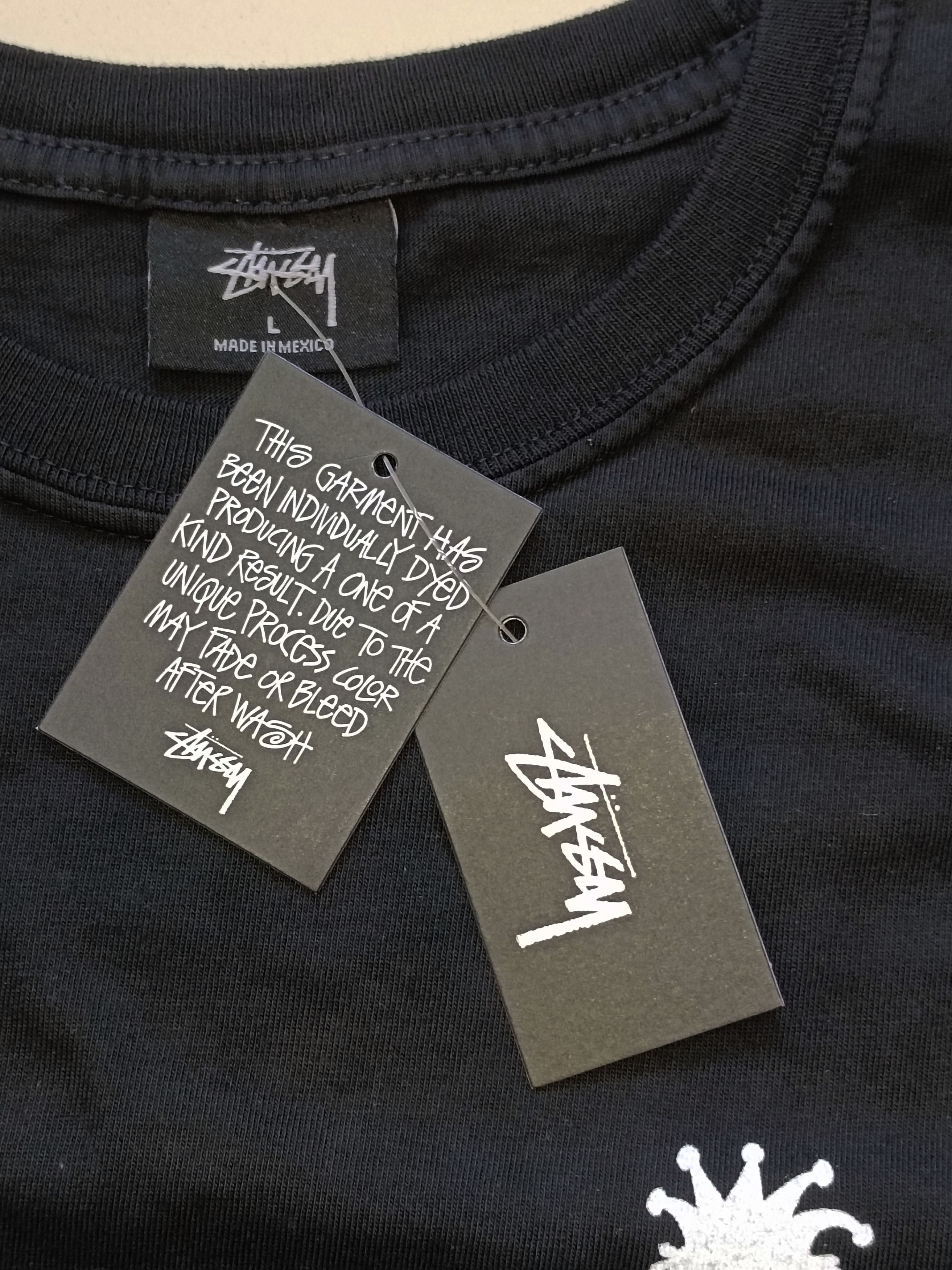 Stussy Vintage Stussy Delusion Pigment Dyed Tee T-Shirt Size US L / EU 52-54 / 3 - 9 Thumbnail