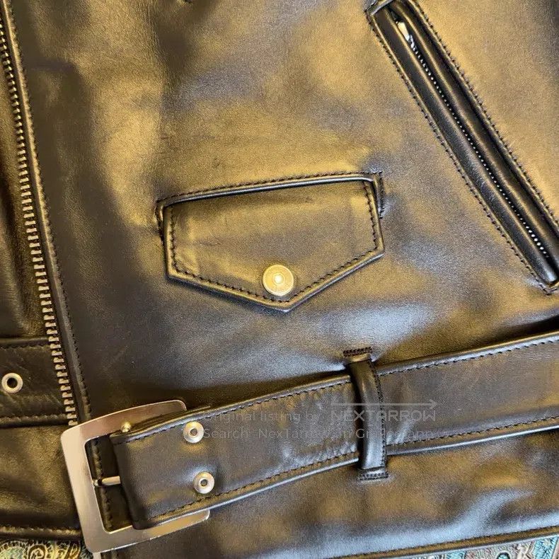 Schott NYC bull leather motorcycle leather jacket Size US XS / EU 42 / 0 - 7 Thumbnail