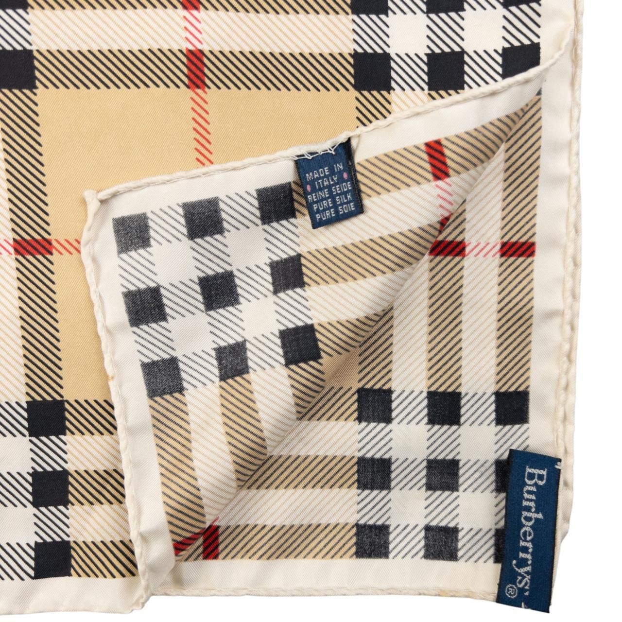 Burberry Vintage Burberry Nova Check Silk Scarf Size ONE SIZE - 5 Thumbnail