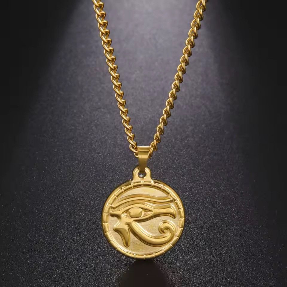 Jewelry Eye Of Horus Ra Pendant Necklace Size ONE SIZE - 2 Thumbnail
