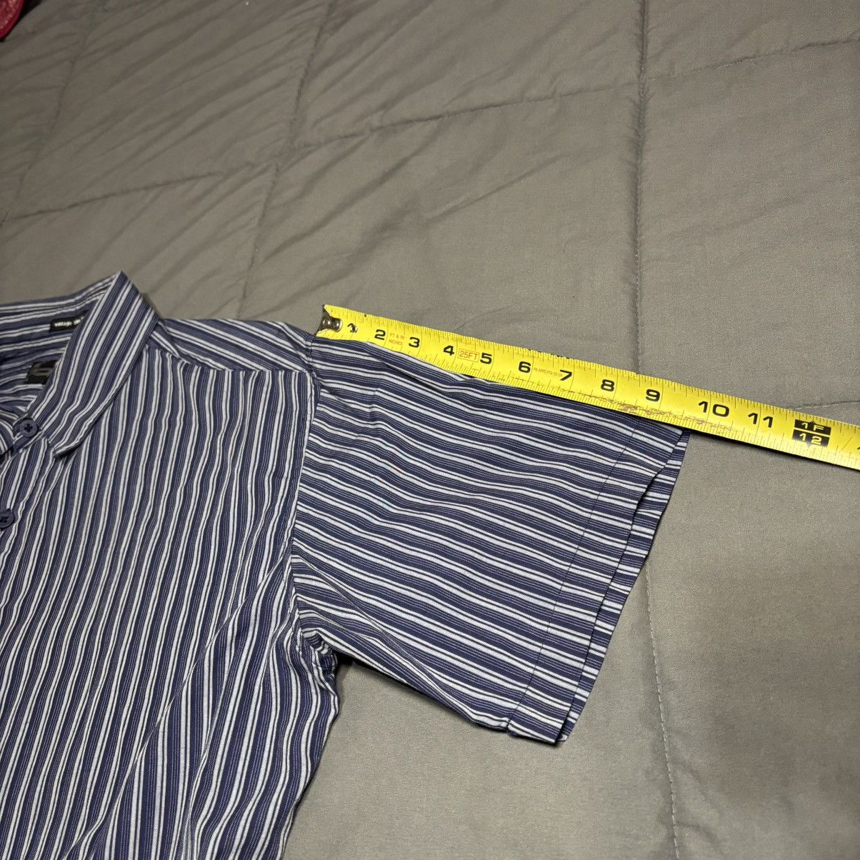Anchor Blue Vintage Anchor Blue men’s stripped sz Large button up Y2K Size US L / EU 52-54 / 3 - 7 Thumbnail
