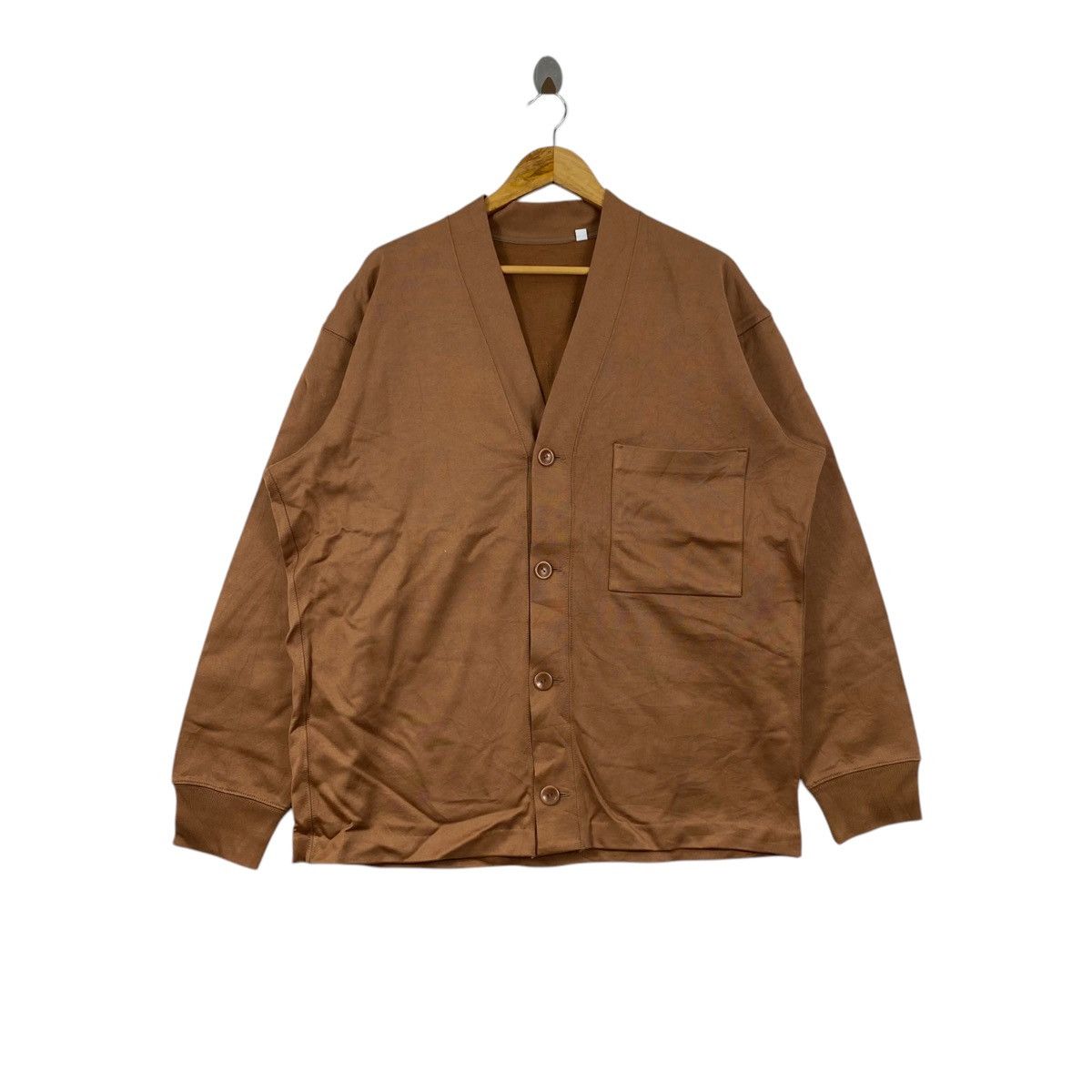 Uniqlo UNIQLO Christophe Lemaire Button Up Brown Pockets Oversize Size US XL / EU 56 / 4 - 1 Thumbnail