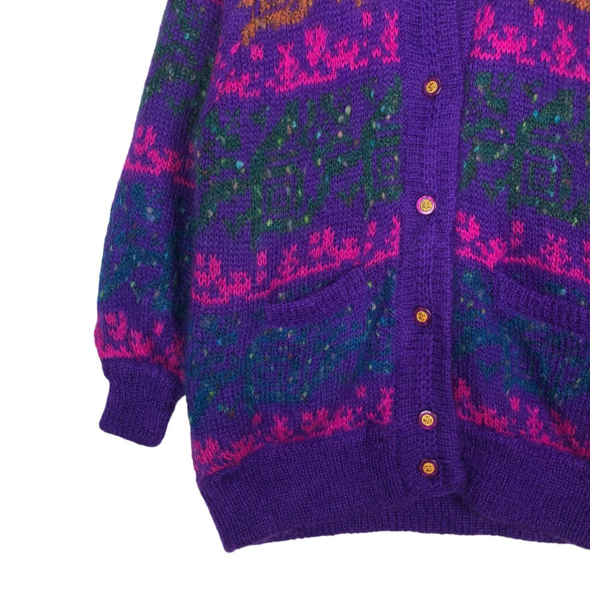 Japanese Brand Vintage Cardigan Sanfino Flower Big Logo Issey Miyake Japan Size US M / EU 48-50 / 2 - 4 Thumbnail
