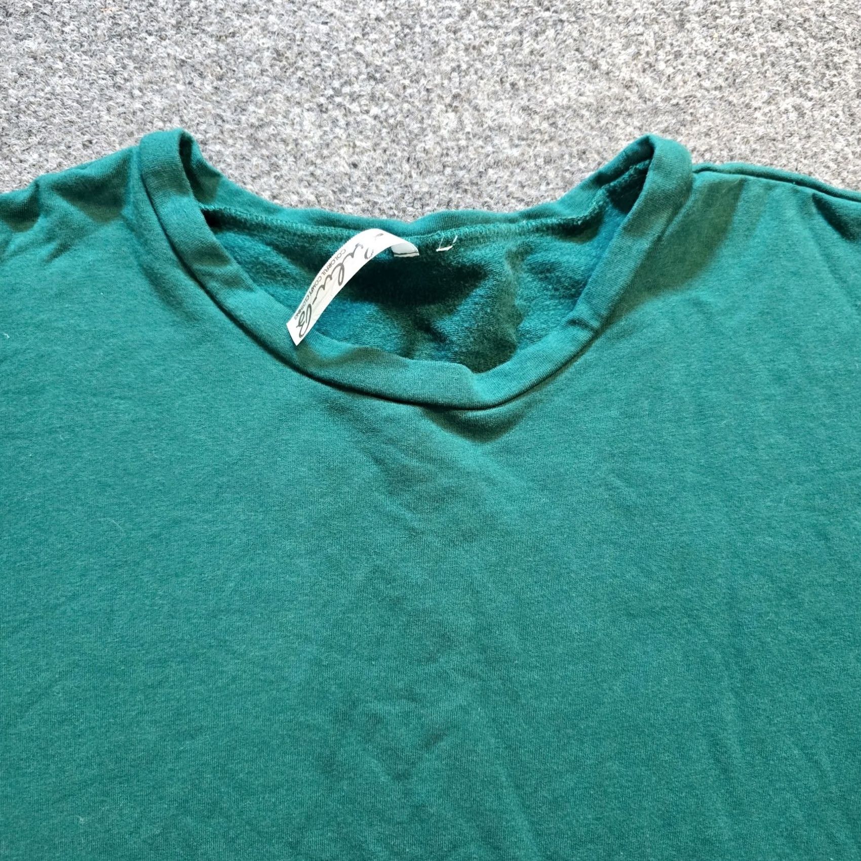 Vintage Lulu B Sweater Womens XL Green Round Neck Pockets Knit Pullover Casual, Office, Workwear, Fall Winter Spring, Regular, Pullover, Cardigan? Size XL / US 12-14 / IT 48-50 - 2 Thumbnail