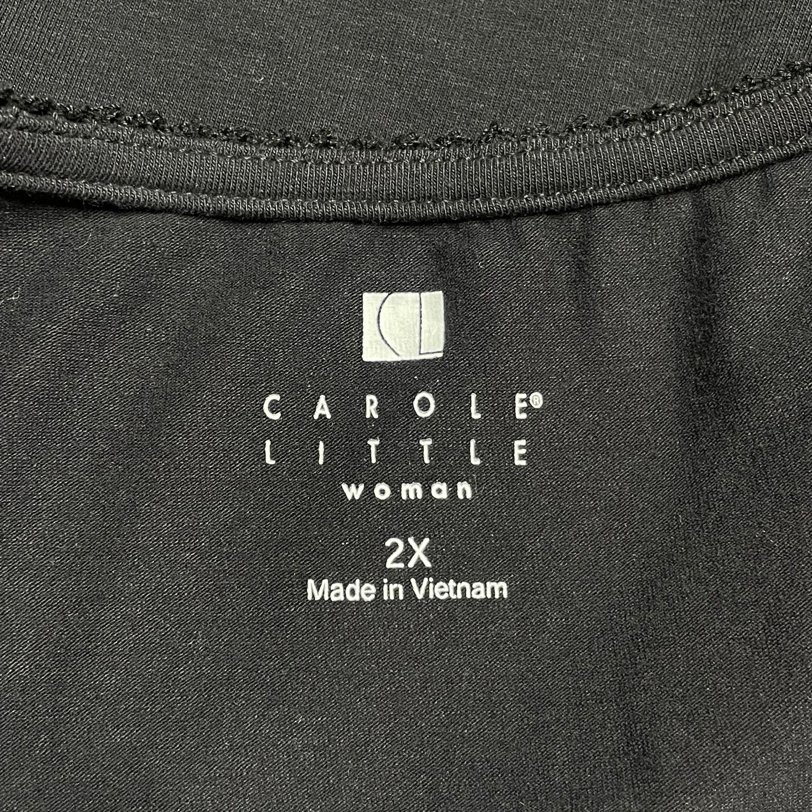 Other NWOT Carole Little Black Tank Blouse Size XXL / US 16-18 / IT 52-54 - 2 Thumbnail