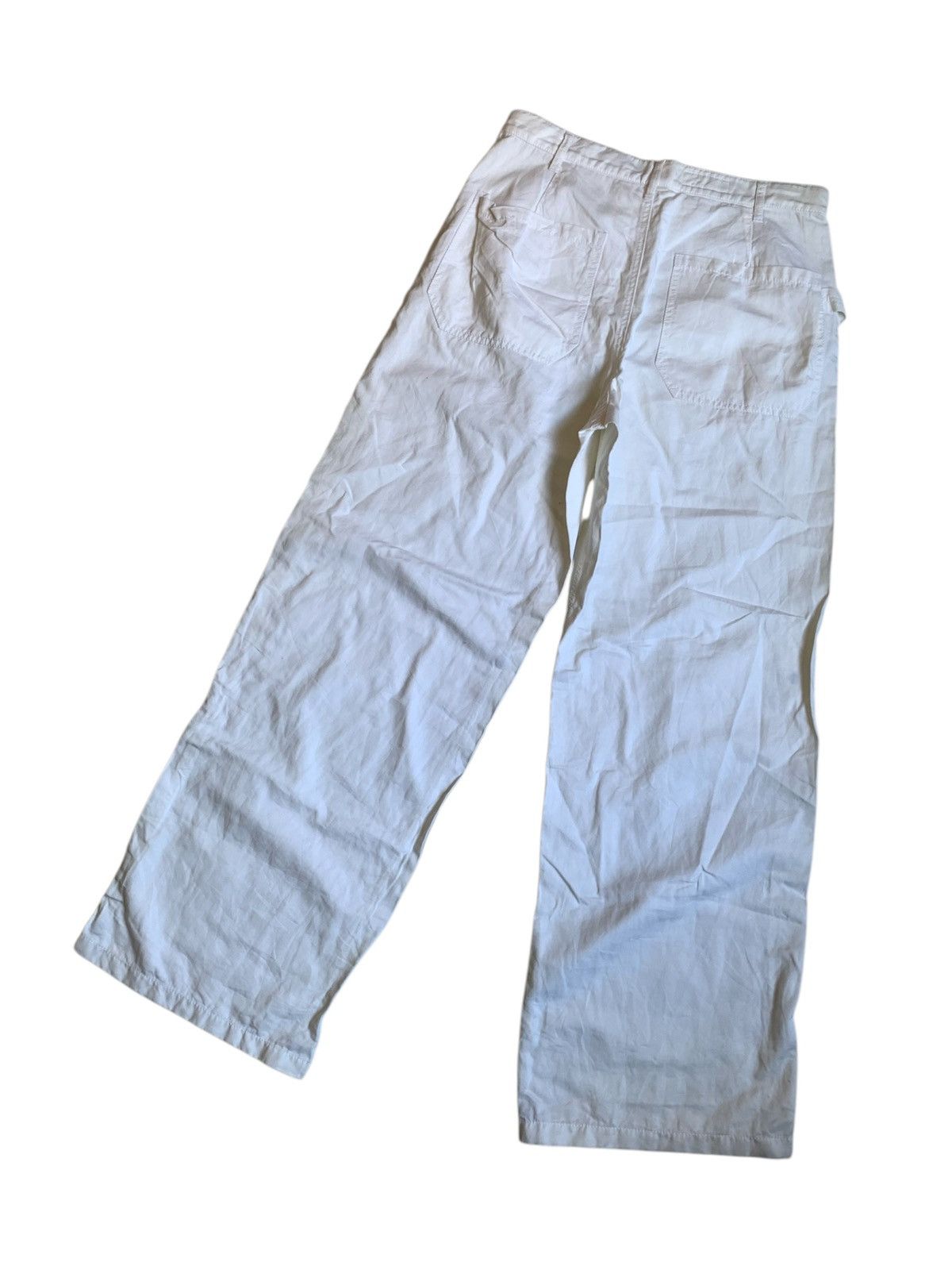 Emporio Armani × Vintage Rare Vintage Emporio Armani Knee Button Baggy Style Size US 30 / EU 46 - 4 Thumbnail