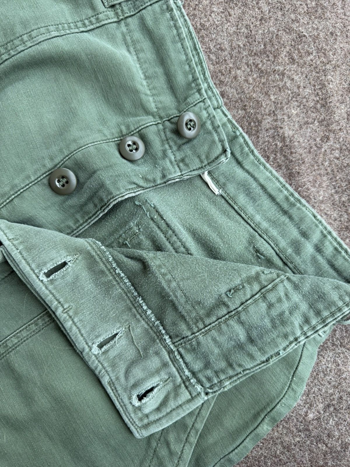 Other US Army Vietnam War Era Sateen OG-107 Shorts Size US 32 / EU 48 - 7 Thumbnail