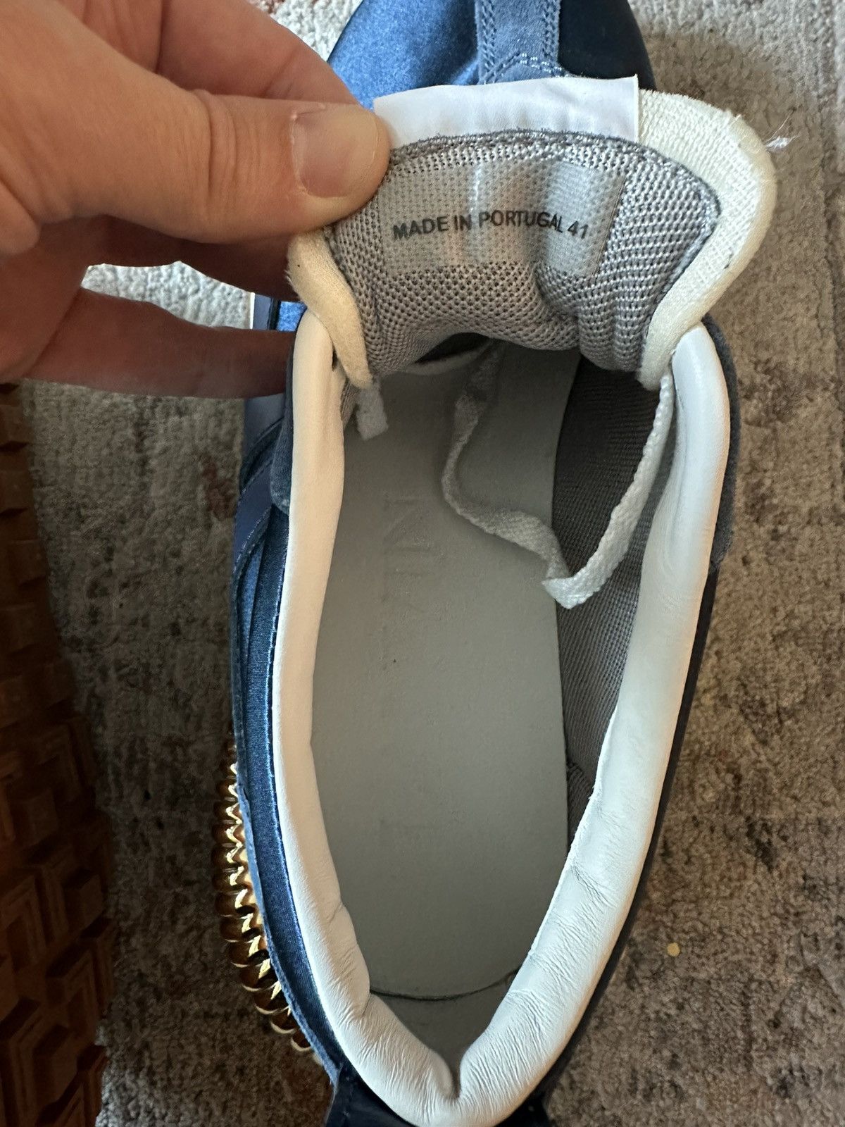 Lanvin Lanvin Bumpr sneakers with gold details. Original $950! Size US 11 / IT 41 - 10 Thumbnail