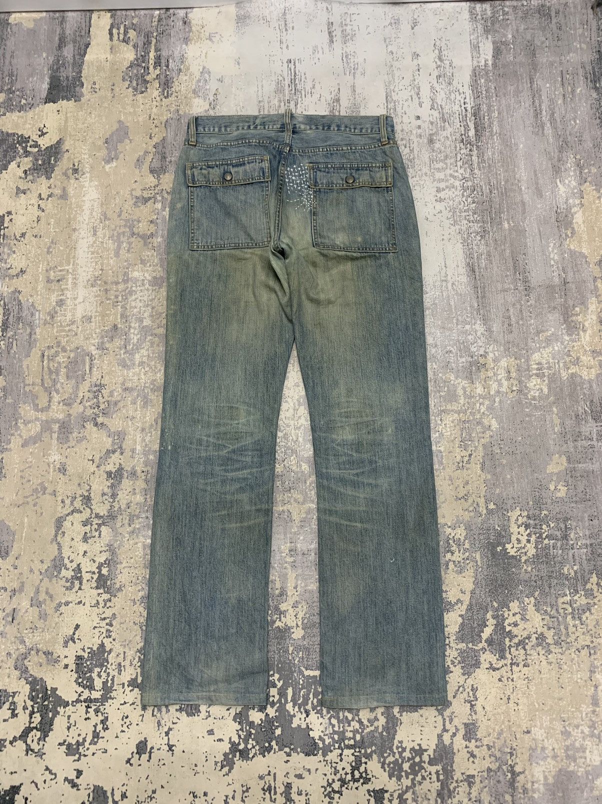 If Six Was Nine Vintage mud wash japanese Uniqlo bush pant jeans 32x32 Size US 32 / EU 48 - 7 Thumbnail