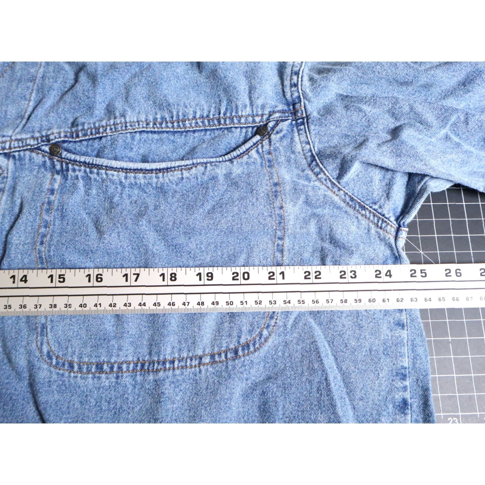 Denime VINTAGE Zeppelin Denim Work Shirt Mens 2XL Blue Metal Buttons Workwear Grunge VTG Shirt Size US XXL / EU 58 / 5 - 5 Thumbnail