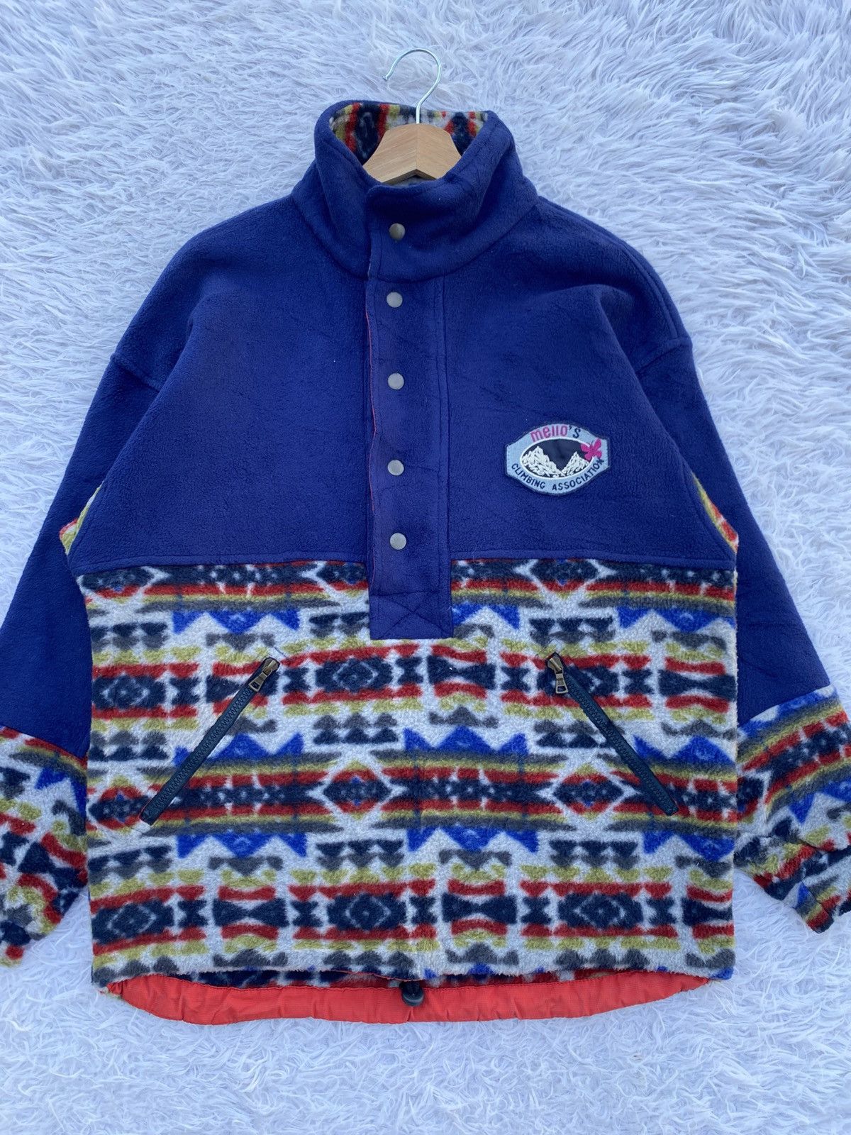 Polartec Rare Vintage Polartec Fleece Climbing Jacket Size US L / EU 52-54 / 3 - 5 Thumbnail