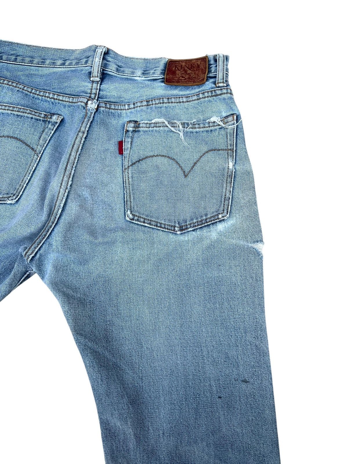 Hysteric Glamour Trashed Vintage Hysteric Glamour Faded Denim Selvedge Jeans Size US 29 - 20 Thumbnail