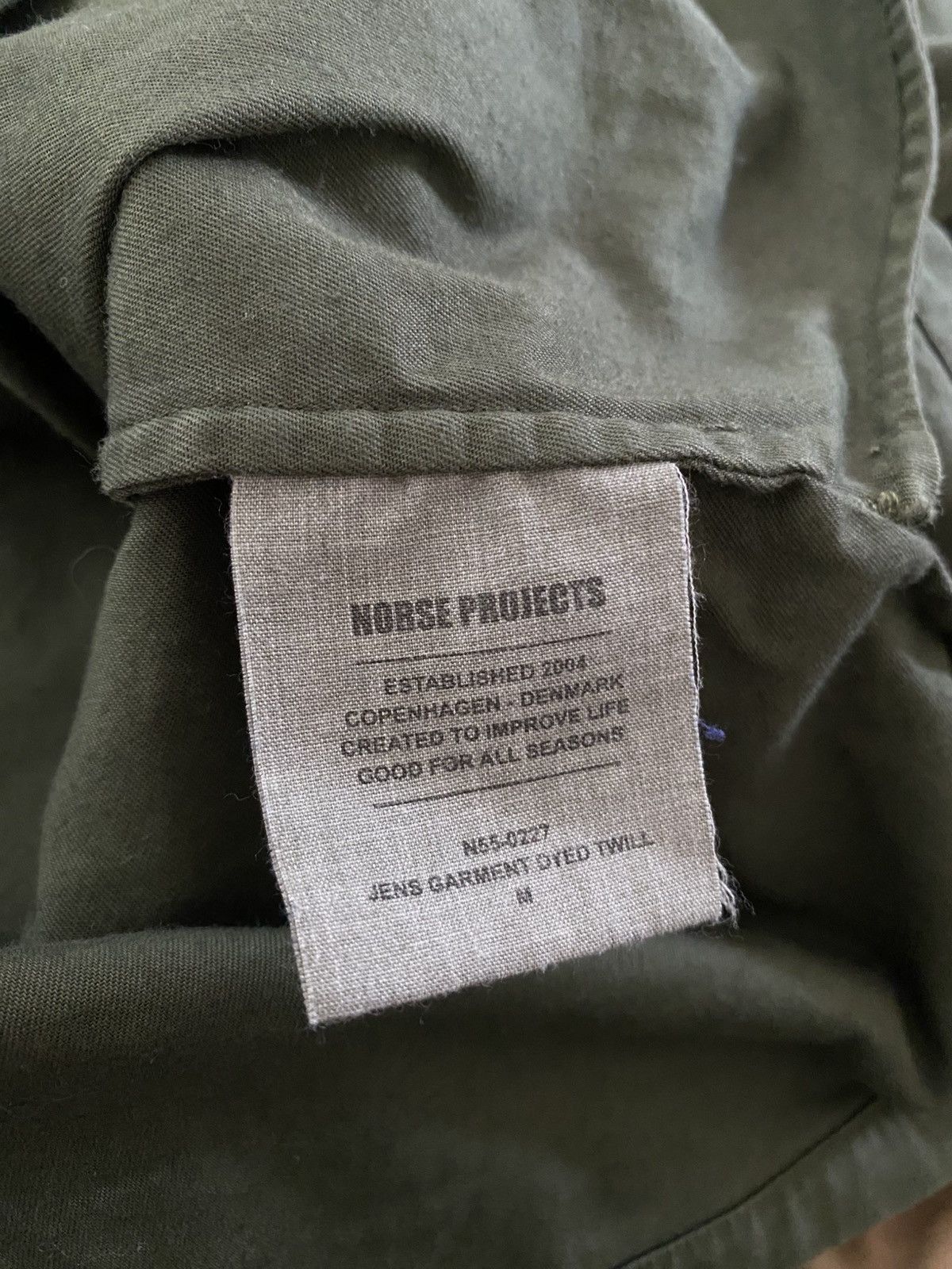 Norse Projects Norse Projects Jens Garment Dyed Twill Shirt Overshirt Size US M / EU 48-50 / 2 - 8 Thumbnail