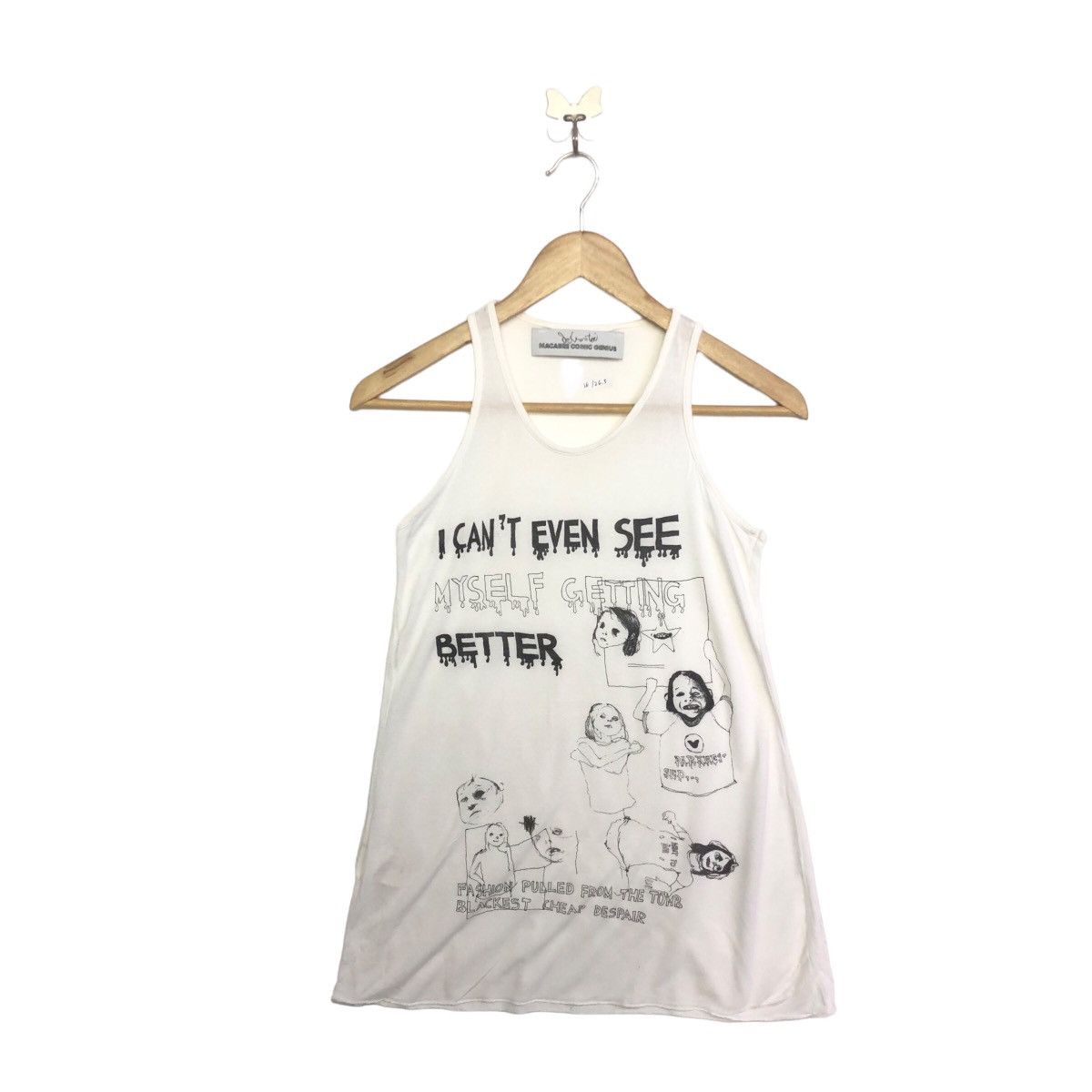 Designer × Japanese Brand Macabre Comic Genius Grafiti Art Tank Top Shirt Size M / US 6-8 / IT 42-44 - 1 Thumbnail