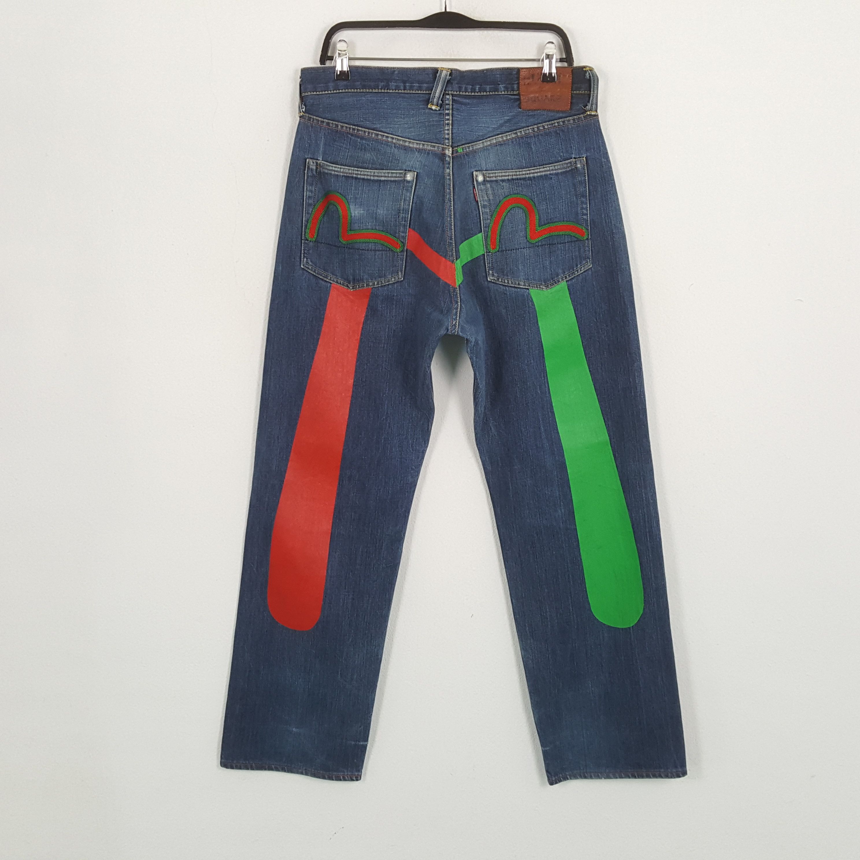 Evisu × Japanese Brand × Vintage EVISU Japanese Brand Fashion Style Custom Daicock Jeans Size US 32 / EU 48 - 1 Thumbnail