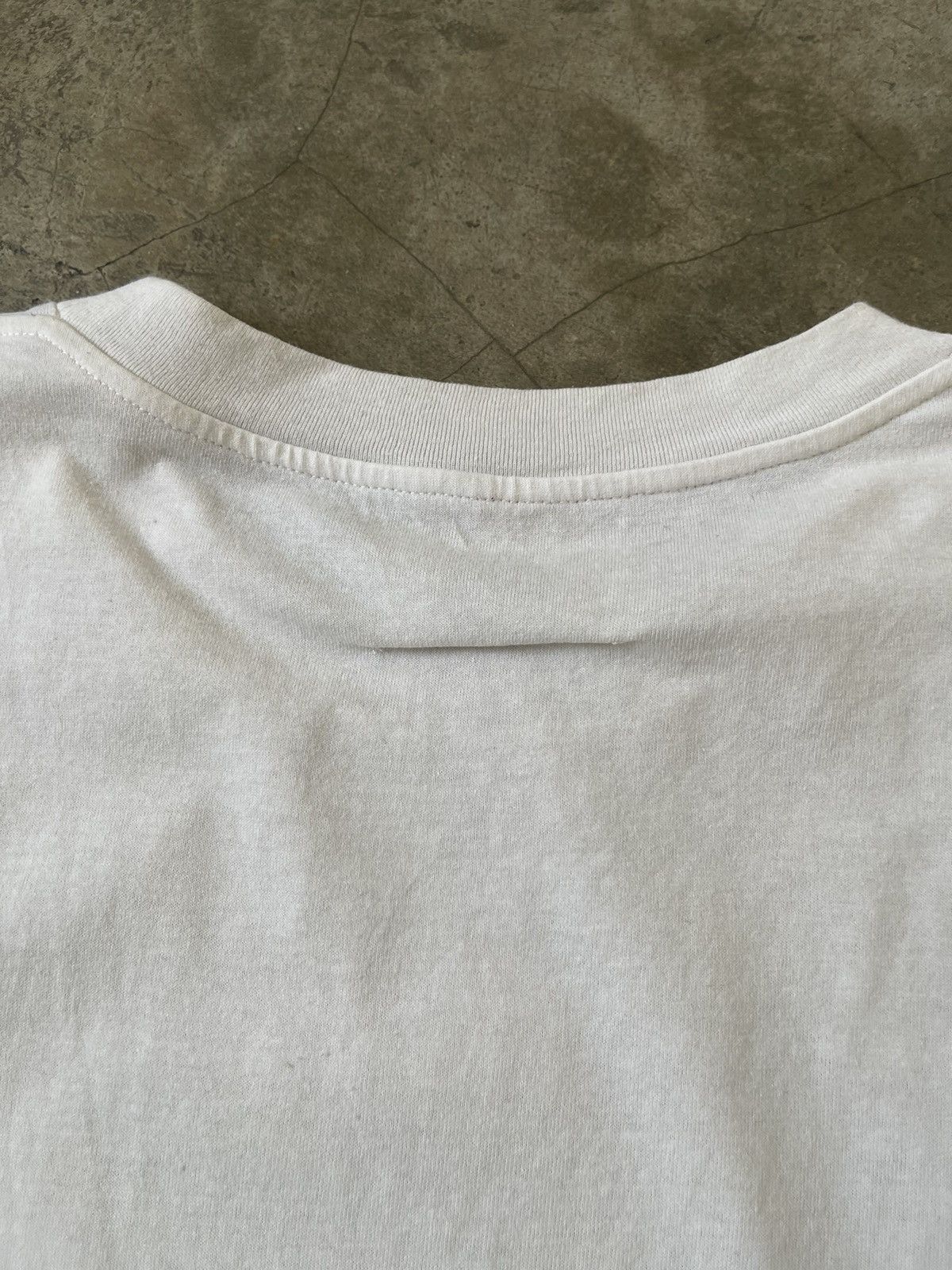 Maison Margiela MM6 Maison Margiela Cropped Logo Tag Tee Size US S / EU 44-46 / 1 - 8 Thumbnail