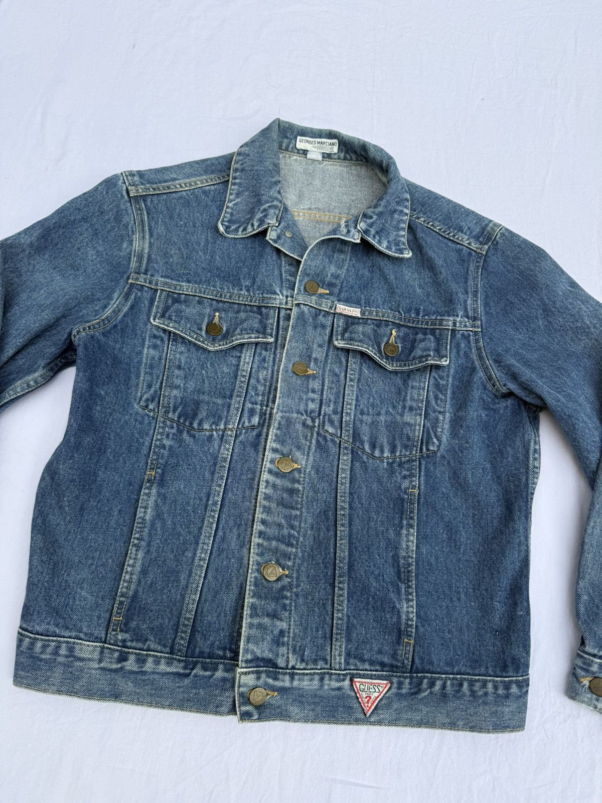 Guess Vintage 90s Guess jeans denim jacket Size US M / EU 48-50 / 2 - 2 Thumbnail