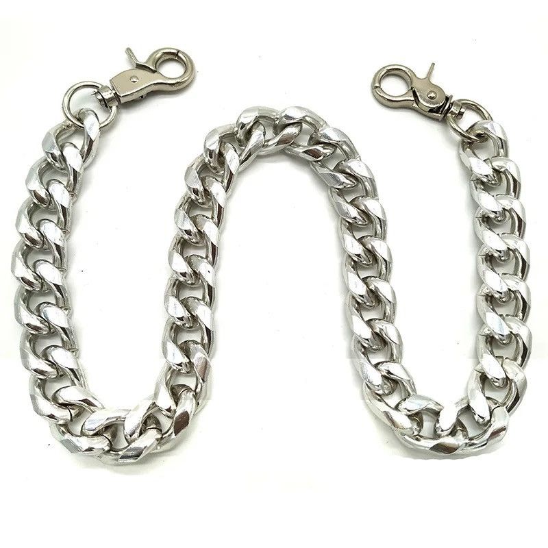 Jewelry × Vintage Trousers Key Chains Trendy Metal Punk Wallet Belt Keychain Size ONE SIZE - 6 Thumbnail
