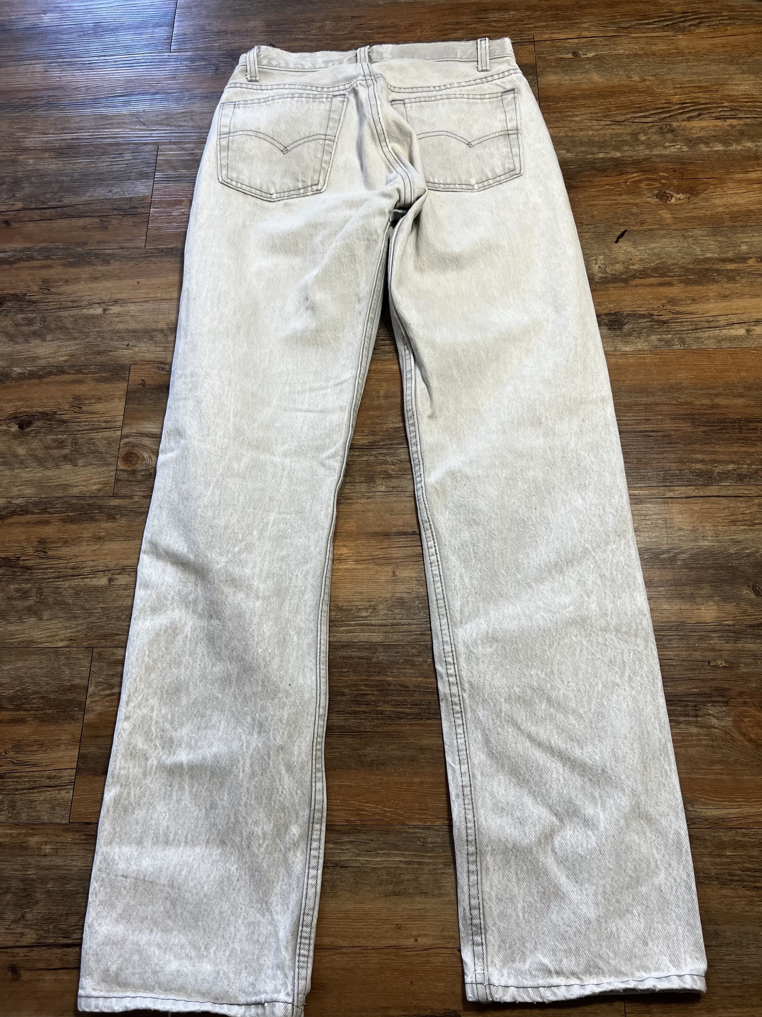 Levi's × Levi's Vintage Clothing × Vintage Vintage 501 Levi's grey Denim Jean Pants Size US 27 - 6 Thumbnail