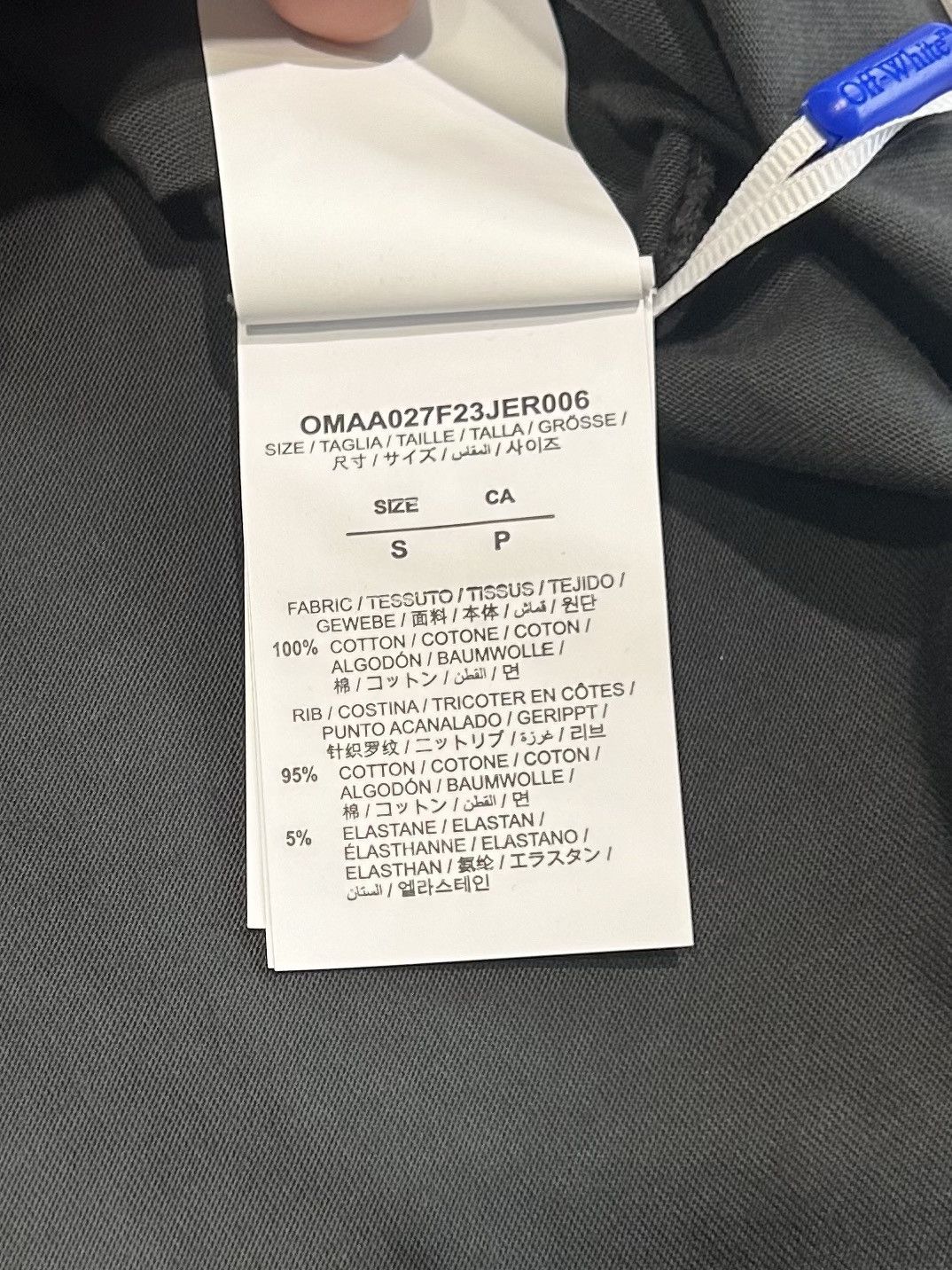 Off-White Off-White Digit Bacchus Crew-Neck Tee Black Size US S / EU 44-46 / 1 - 9 Thumbnail
