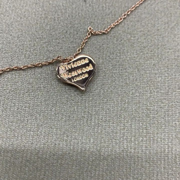 Vivienne Westwood Vivienne Westwood Heart Pearl Brass Necklace Size ONE SIZE - 6 Thumbnail