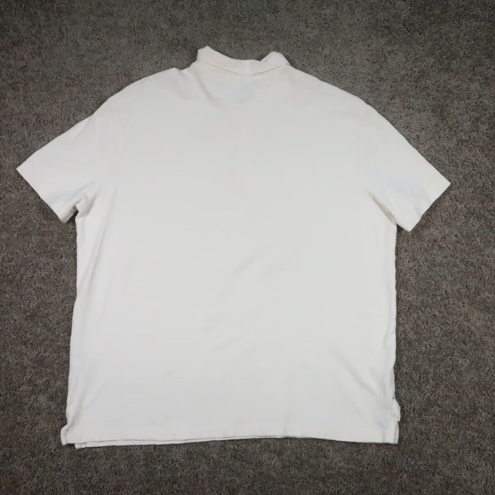 Polo Ralph Lauren Ralph Lauren Polo Shirt Large Mens Solid White Anchor Buttons Embroidered Crest Size US XL / EU 56 / 4 - 2 Thumbnail