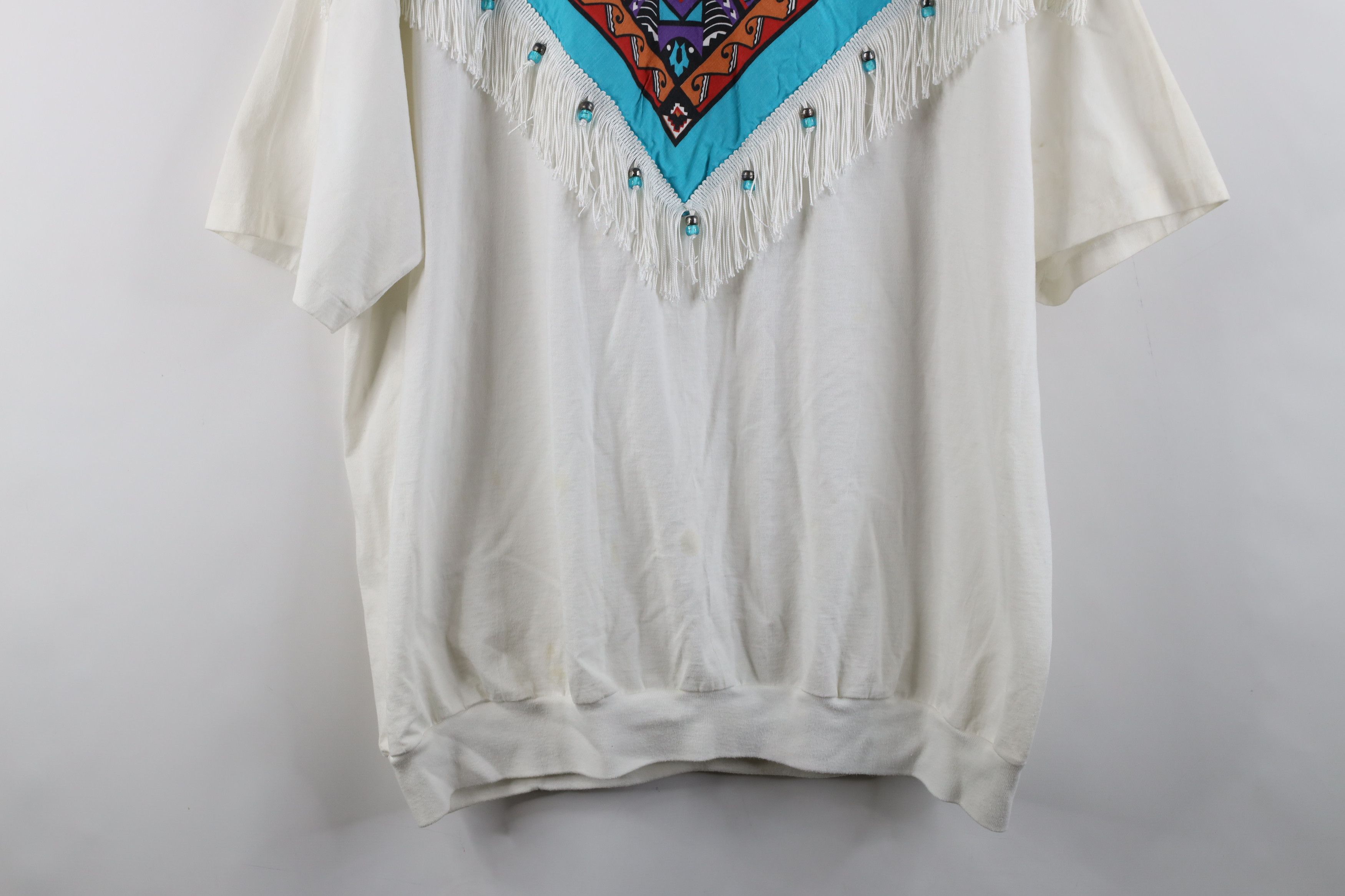 Vintage Vintage 90s Rockabilly Southwestern Collared Polo USA Size 4XL / US 24-26 - 3 Thumbnail