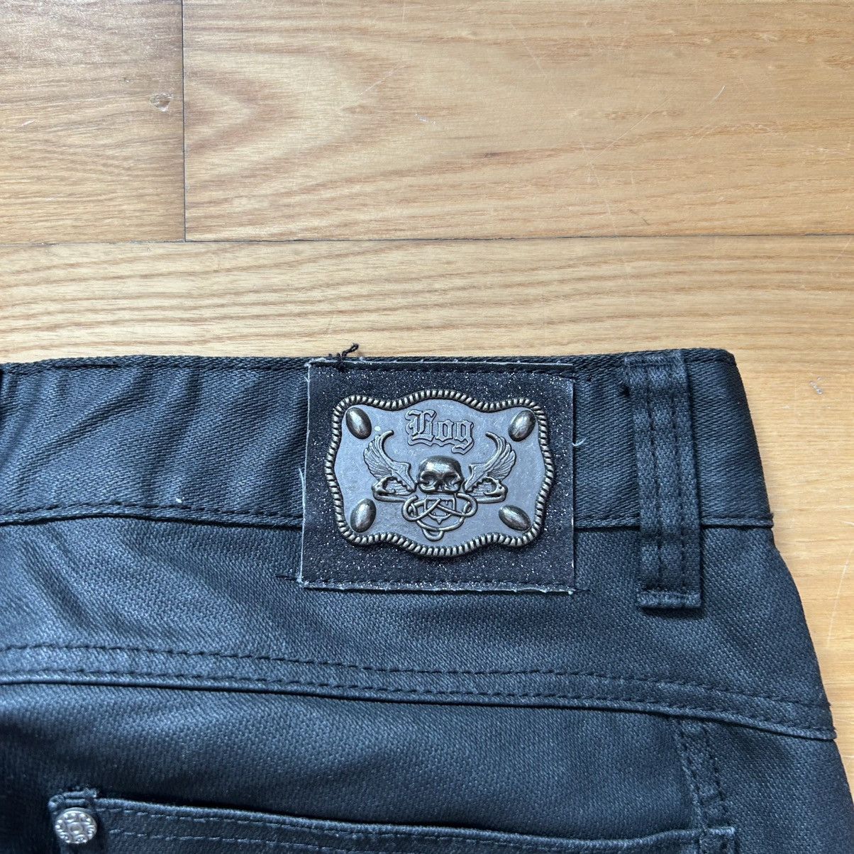 If Six Was Nine × Japanese Brand × Le Grande Bleu (L.G.B.) Vintage black japanese waxed denim with zippers Size US 36 / EU 52 - 4 Thumbnail