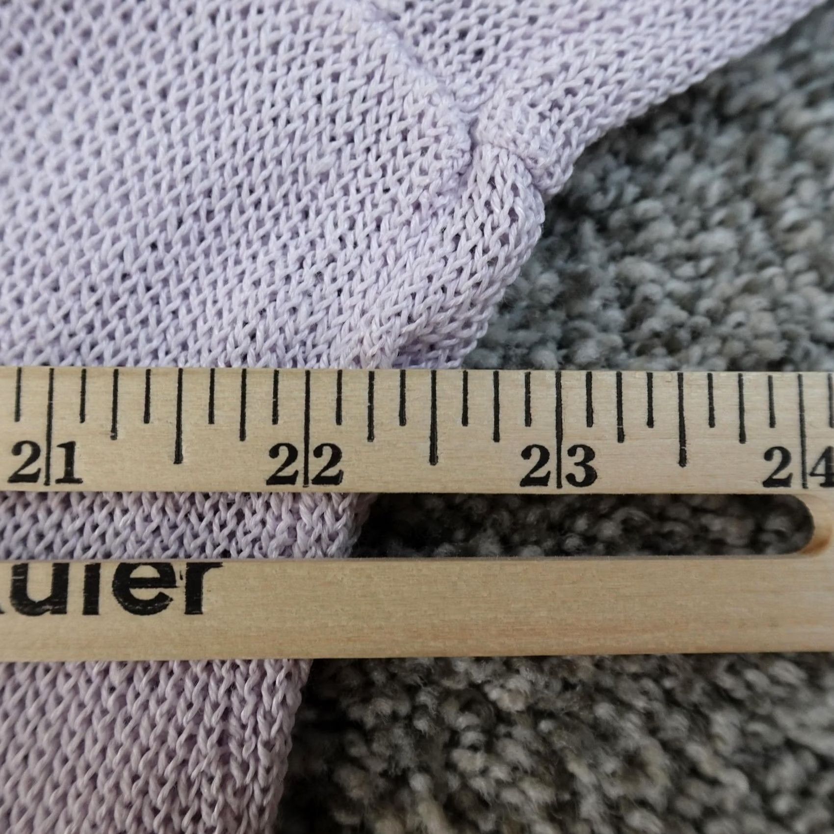J. Jill VINTAGE J Jill Cardigan Womens L Purple Linen Open Front Tunic Duster Knit Layering Top Size L / US 10 / IT 46 - 6 Thumbnail