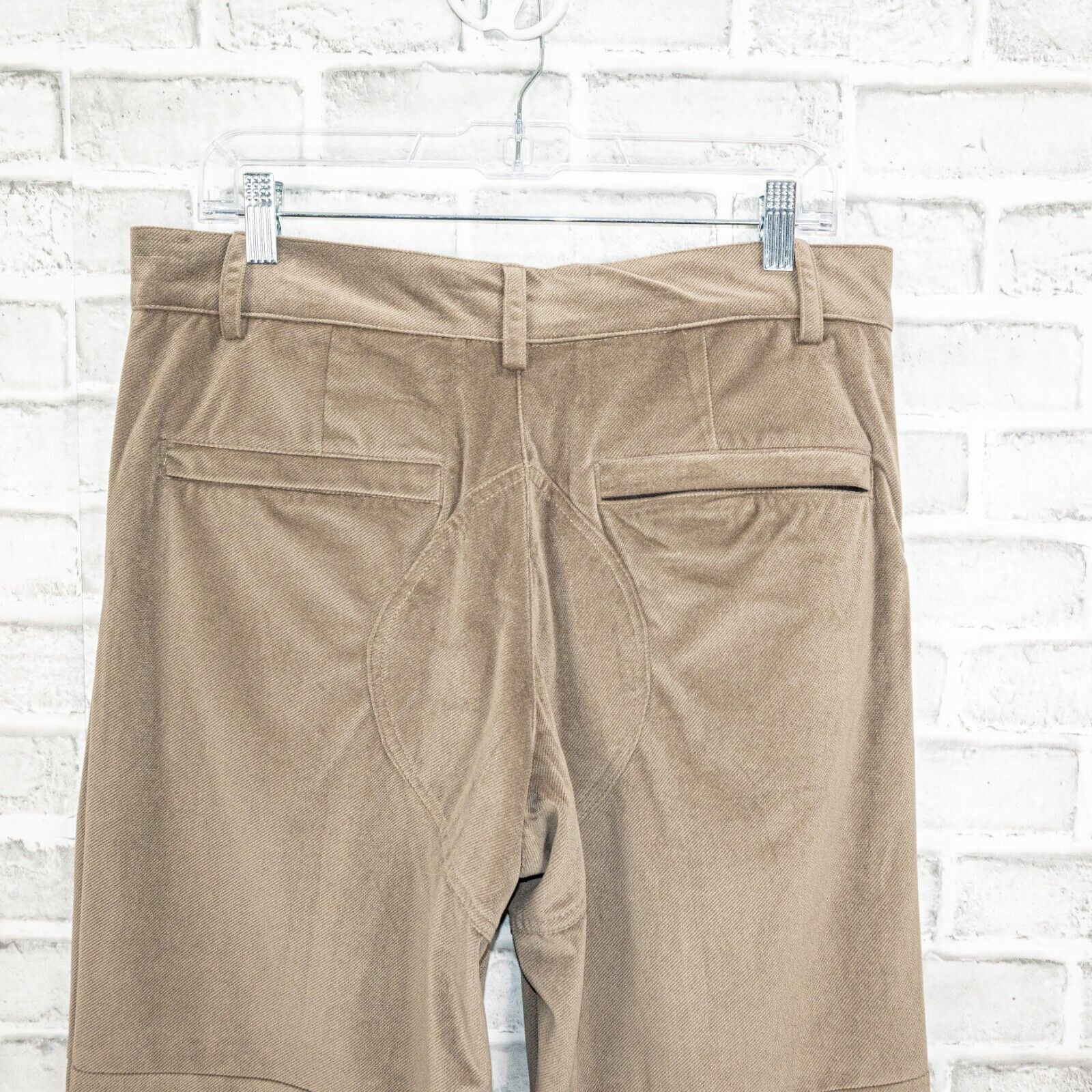 Goodfight Goodfight Textured Layered Trouser Pants wide leg in Tan Size US 32 / EU 48 - 10 Thumbnail