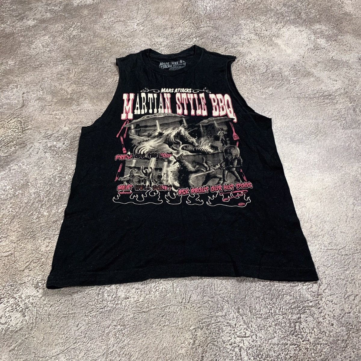 Vintage Vintage Y2K Graphic Tank Top Horror Alien Streetwear Boxy S Size US S / EU 44-46 / 1 - 2 Thumbnail