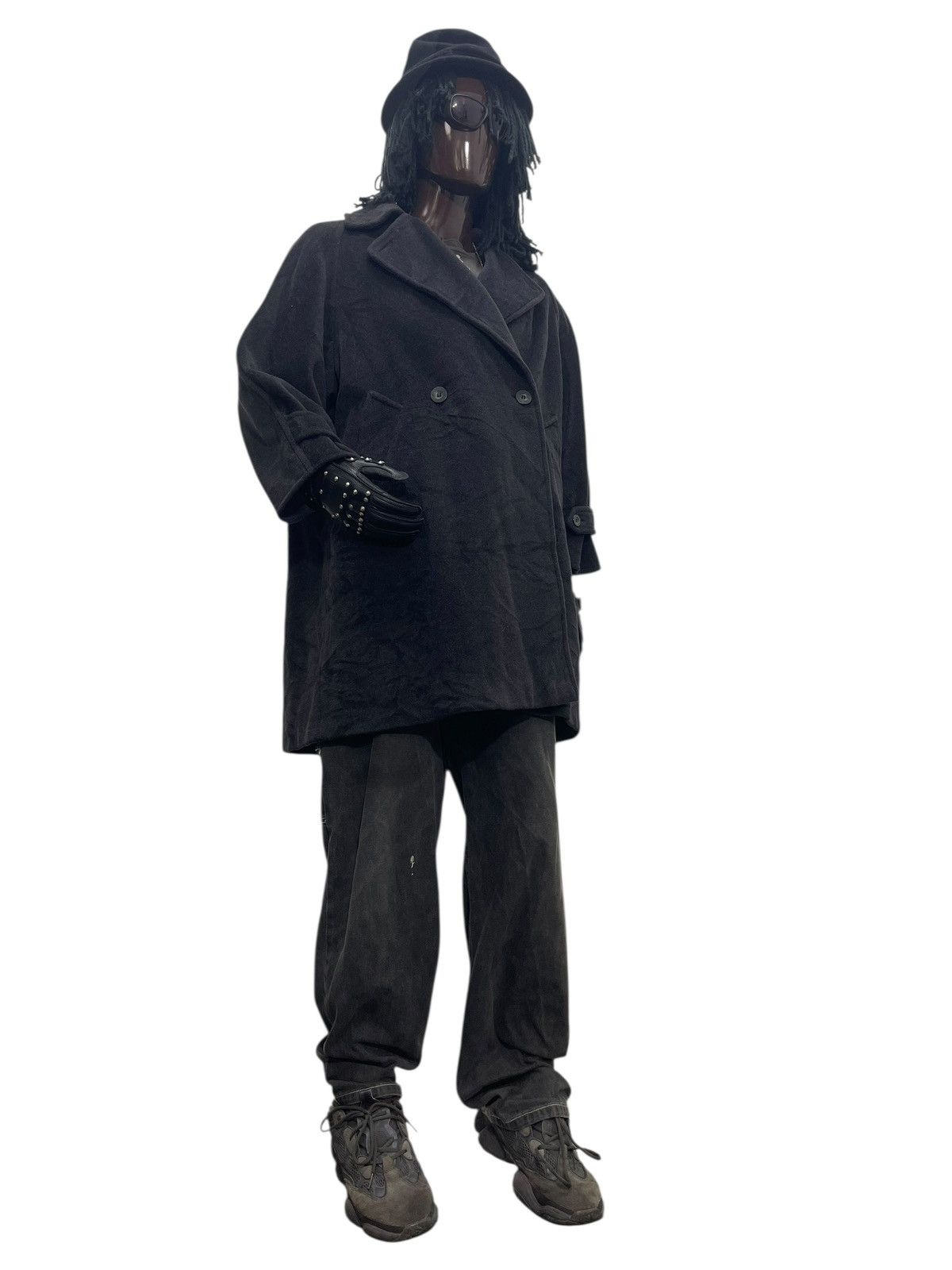 Yohji Yamamoto Wool Coat Max Mara Italy Jacket 7🟩1 Size US L / EU 52-54 / 3 - 2 Thumbnail