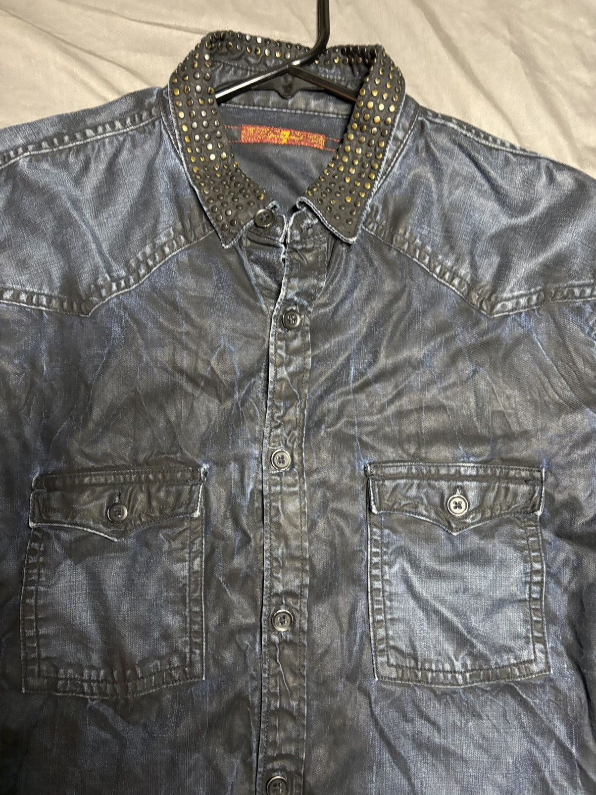 Hysteric Glamour Vintage 7 For All Mankind Trompe-L’oeil Button Down Size US M / EU 48-50 / 2 - 3 Thumbnail