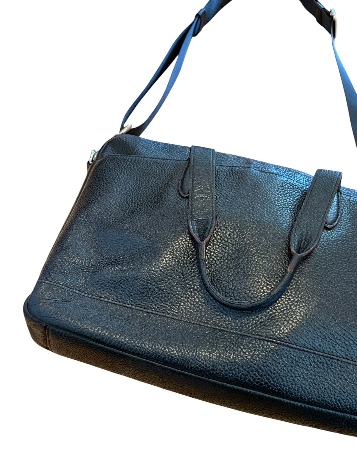 Coach Coach black pebbled leather crossbody business laptop bag Size ONE SIZE - 2 Thumbnail